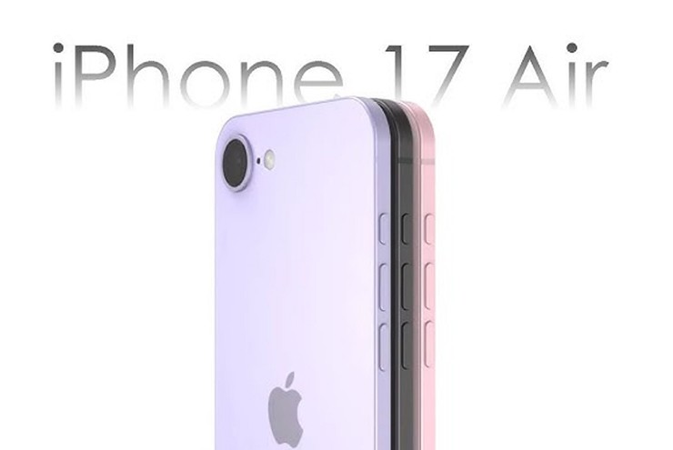 iPhone 17 Air sẽ trở thành iPhone mỏng nhất từ trước đến nay.