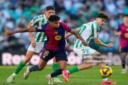 Video bóng đá Real Betis - Barcelona: Rượt đuổi 4 bàn mãn nhãn (La Liga)