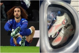 Cucurella 2 lần trượt chân khiến Chelsea thủng lưới, vứt luôn giày vào sọt rác