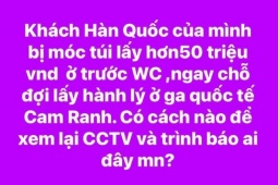 Tin tức trong ngày - Thực hư khách Hàn Quốc bị &quot;móc túi&quot; 50 triệu đồng ở sân bay Cam Ranh