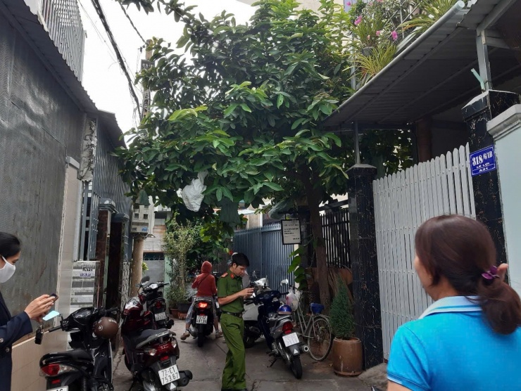 Nhà riêng bà B. - nơi nhận trông giữ trẻ khoảng 2 năm nay. Ảnh: Trọng Hạnh