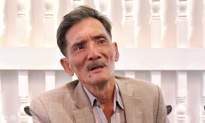 Thương Tín trong sự kiện ra mắt đêm nhạc thiện nguyện năm 2023. Ảnh: Mai Nhật