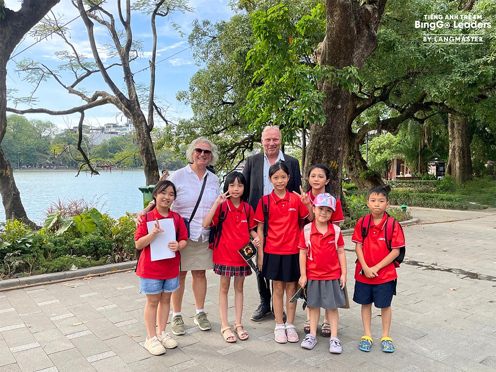 Hoạt động ngoại khóa tại BingGo Leaders giúp trẻ tiếp thu, sử dụng tiếng Anh một cách tự nhiên, hiệu quả.