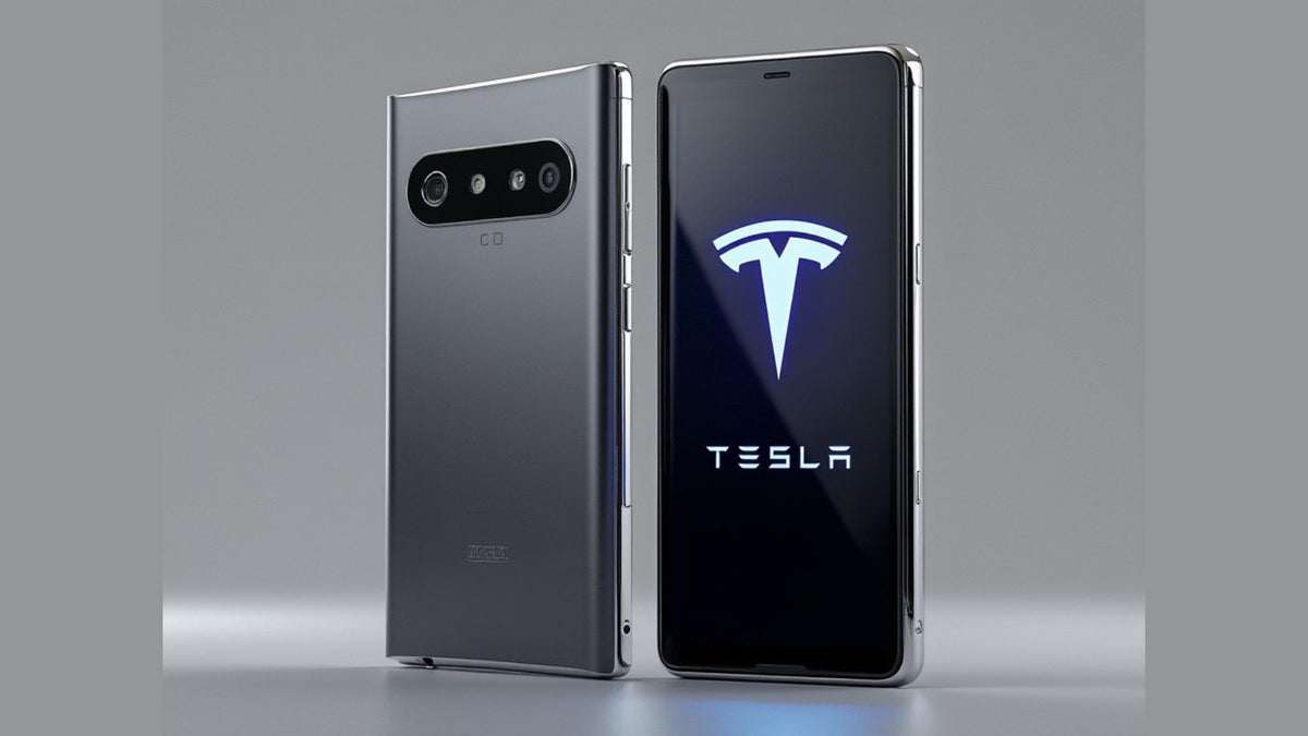 Bản mô phỏng điện thoại Tesla.