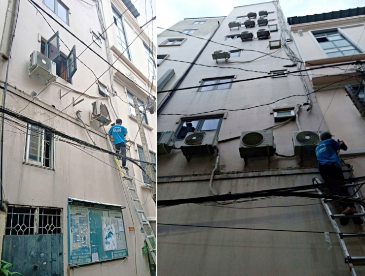 Anh Long thường xuyên làm việc dưới cái nắng gay gắt của TPHCM. Ảnh: Nhân vật cung cấp