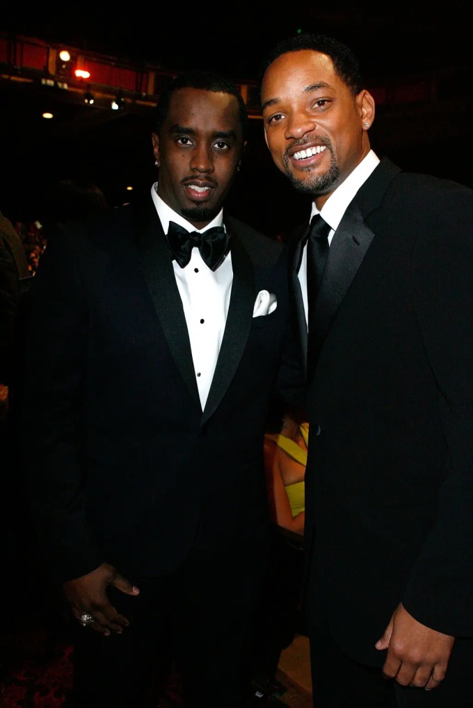 Diddy (trái) và Will Smith trong một sự kiện. Ảnh: Wire
