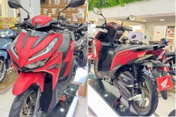 Honda Vario 125 đỏ nhám về đại lý đón Giáng sinh, giá chênh rất ít