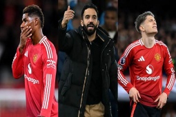 Rashford - Garnacho bị gạch tên ở derby Manchester, HLV Amorim nói thẳng lý do