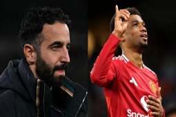 Bóng đá - HLV Amorim khiêm tốn sau 2 lần đánh bại Guardiola, Fernandes ca ngợi Diallo