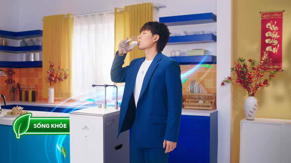 Máy lọc nước Hòa Phát Hydrogen ion kiềm HyperS với 4 chế độ nước