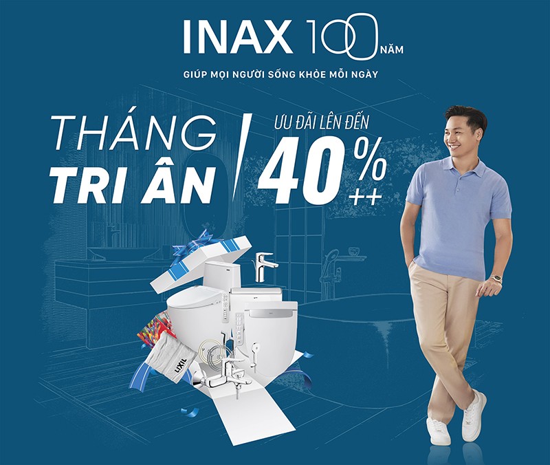 Kỷ niệm 100 năm thành lập, INAX tung chiến dịch khuyến mãi lớn tại hệ thống cửa hàng chính hãng - 2