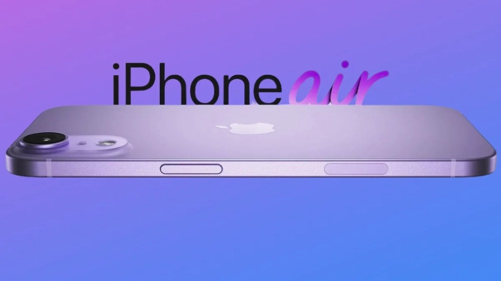 Concept photo of super thin iPhone Air.