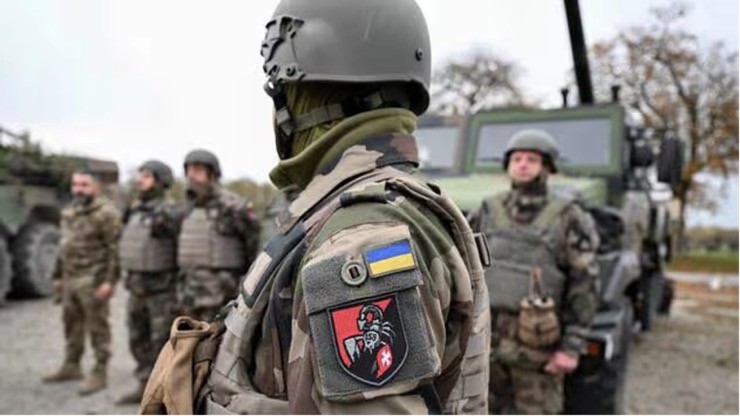 Lữ đoàn Cơ giới số 155 của quân đội Ukraine được đào tạo riêng biệt ở Pháp. Ảnh: AFP.