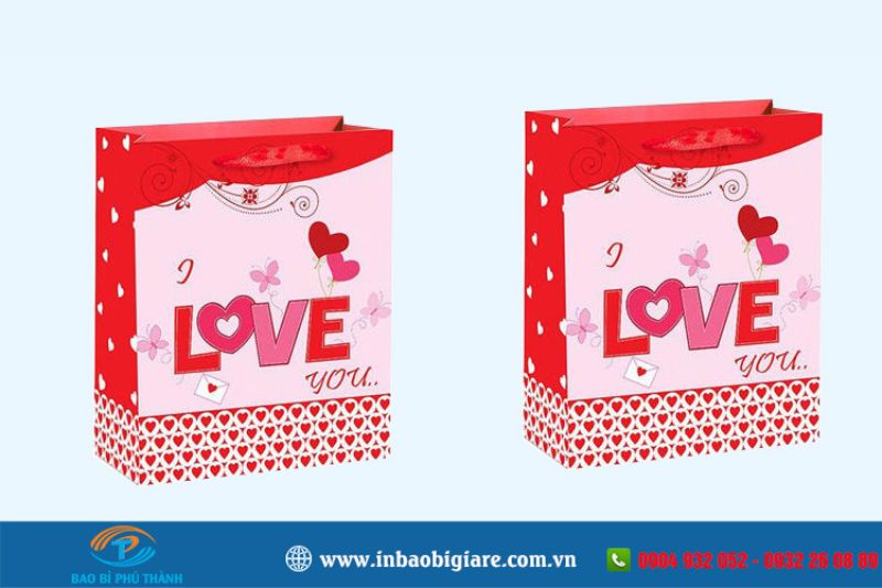 Túi giấy được thiết kế với nhiều mẫu mã, kích thước