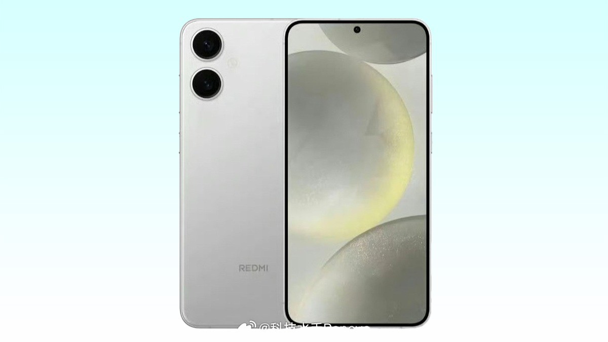 Leaked images of Redmi Turbo 4 phone design.