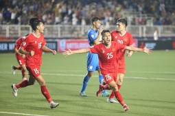 Bóng đá - Video bóng đá Philippines - Việt Nam: Người hùng Ngọc Tân, vỡ òa phút 90+7 (AFF Cup)