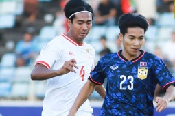 Trực tiếp bóng đá Myanmar - Lào: Win Naing Tun ghi cú đúp, mưa bàn thắng hiệp 2 (Hết giờ)