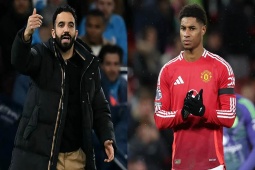 Bóng đá - Họp báo MU đấu Tottenham League Cup: HLV Amorim nói gì về Rashford?