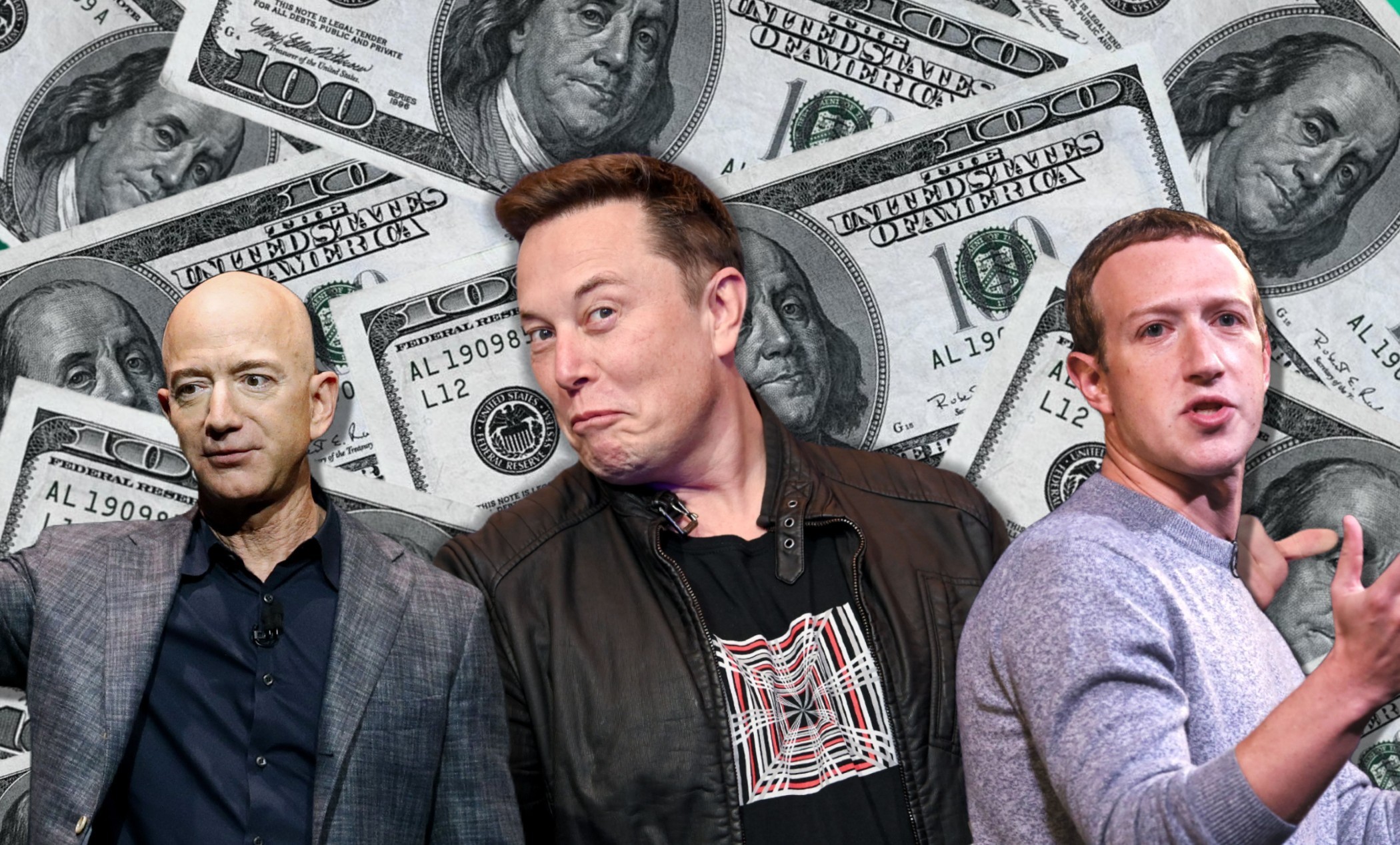 Elon Musk has more money than Mark Zuckerberg and Jeff Bezos combined