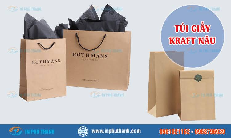 Túi giấy kraft đựng quà