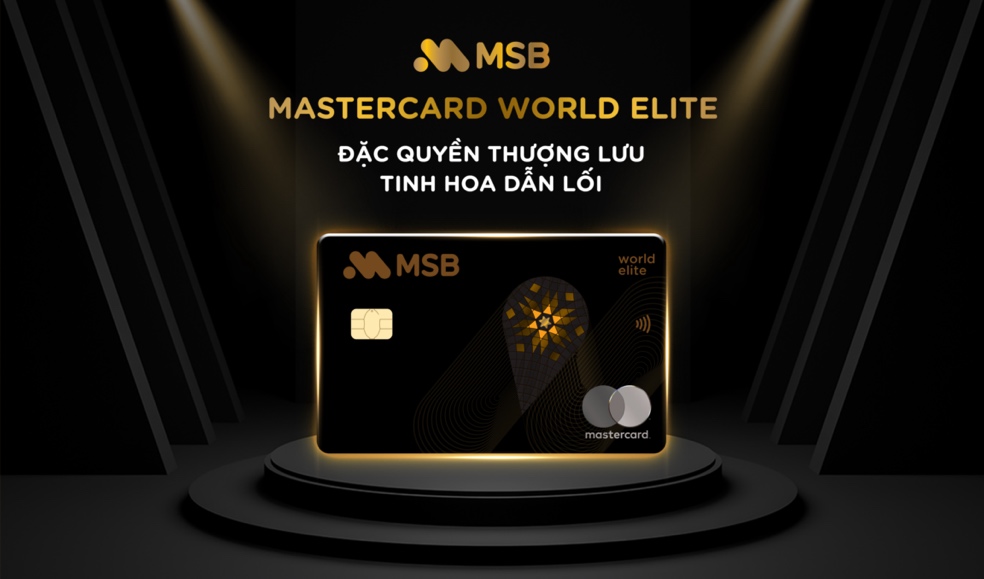 Tận hưởng đặc quyền không giới hạn cùng thẻ MSB Mastercard World Elite - 1