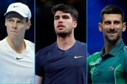 Thể thao - Alcaraz và Sinner sẽ so vợt với ai năm 2025, Djokovic có &quot;cả đêm thi đấu&quot;?