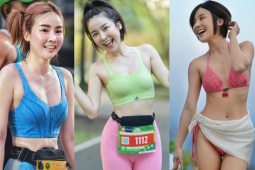 Thể thao - Mỹ nữ marathon mặc bikini &quot;nửa kín nửa hở&quot;, 34 tuổi vẫn đẹp như 18