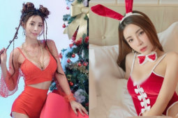 Bạn trẻ - Cuộc sống - Hot girl chụp ảnh Giáng sinh táo bạo, khoe đường cong gợi cảm