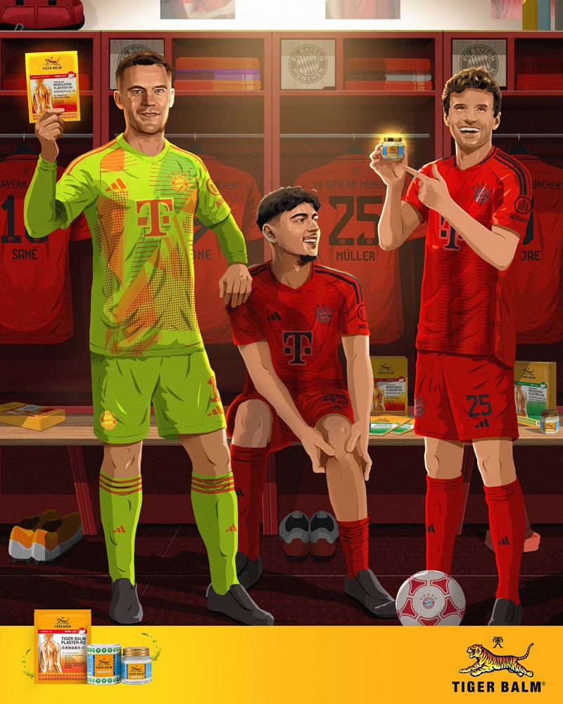 Cú bắt tay “huyền thoại” giữa Bayern Munich & Tiger Balm - 2