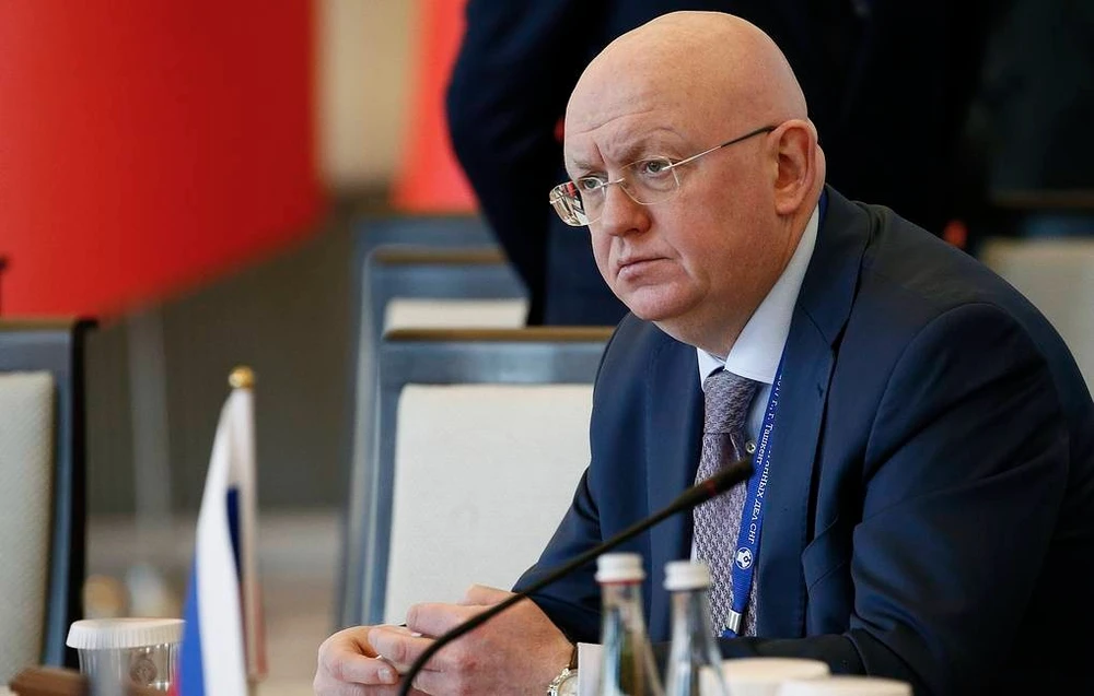 Đại sứ Nga tại Liên Hợp Quốc Vassily Nebenzia. Ảnh: TASS