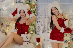 Bạn trẻ - Cuộc sống - Hot girl hoá bà già Noel, khoe dáng đẹp và chân dài miên man