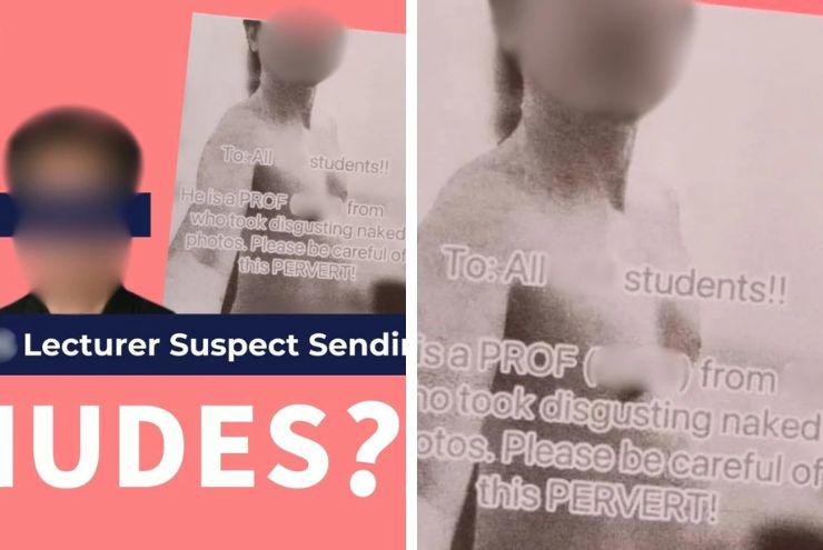 Bức ảnh của vị giáo sư được lan truyền rộng rãi.