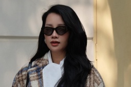 Thời trang - MC Quỳnh Chi mix quần áo cũ làm bà bầu sành điệu