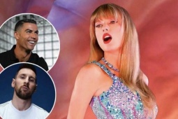 Đàn ông - Siêu sao Ronaldo ‘cà khịa’ Messi, và vẫn nghèo hơn nữ ca sĩ bốc lửa Taylor Swift