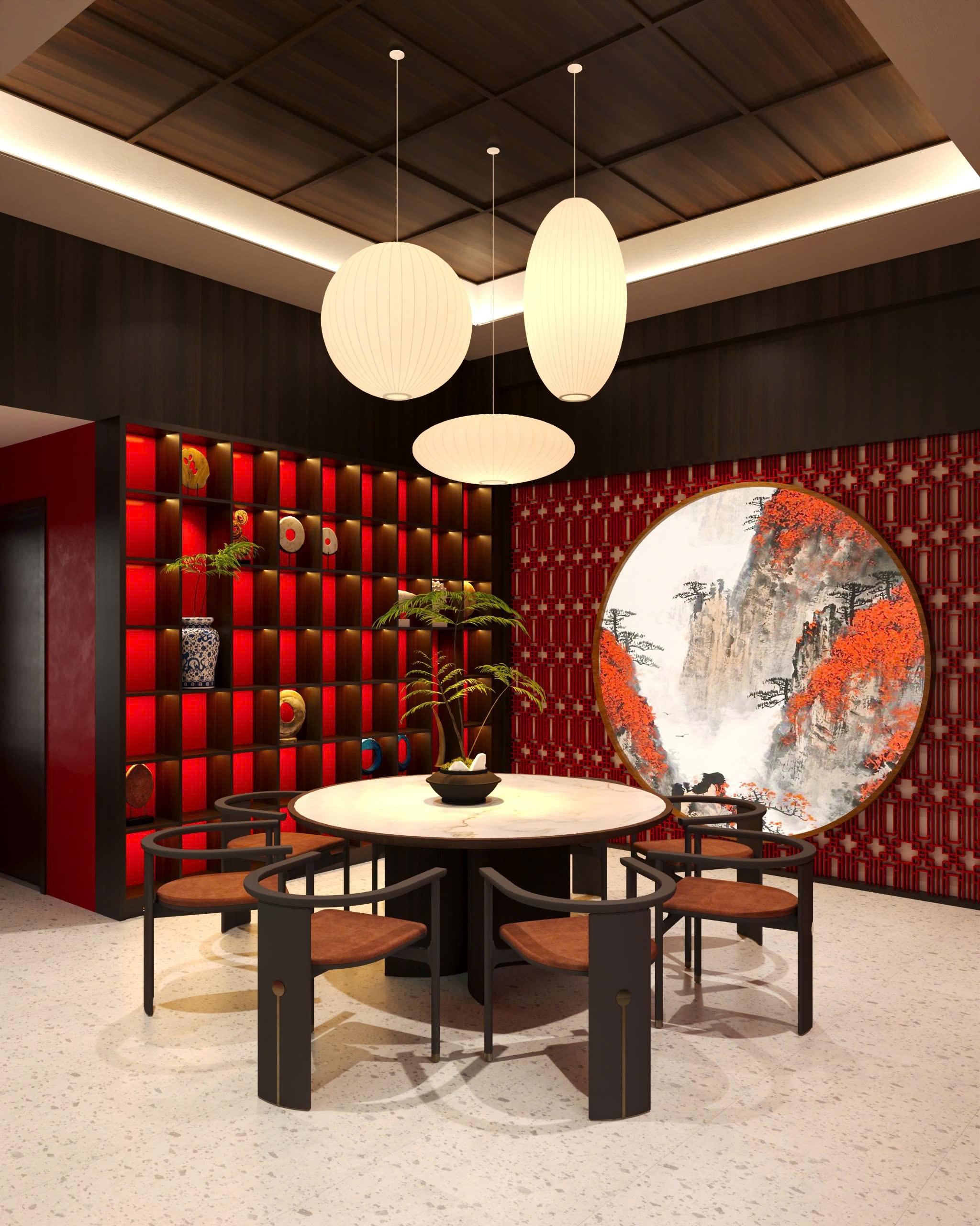 Phòng VIP riêng tư tại Nhà Hàng Phúc Lâm Môn 1