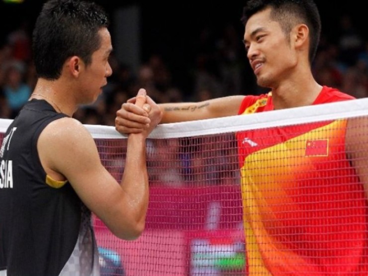 Huyền thoại cầu lông Lin Dan tái xuất so vợt với Hidayat ở giải toàn sao