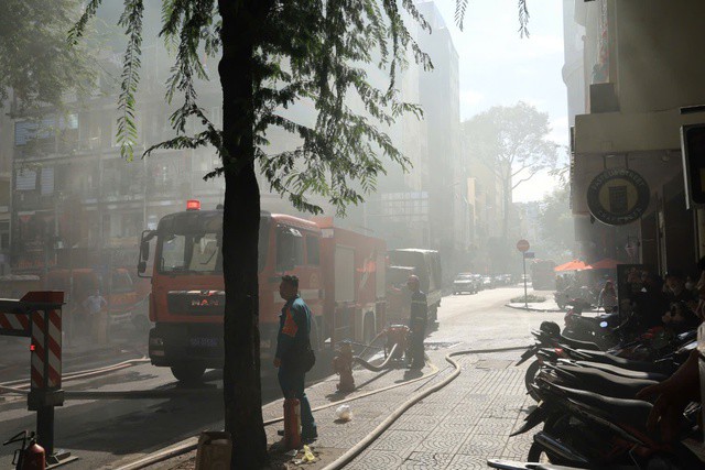 Hiện trường vụ cháy.