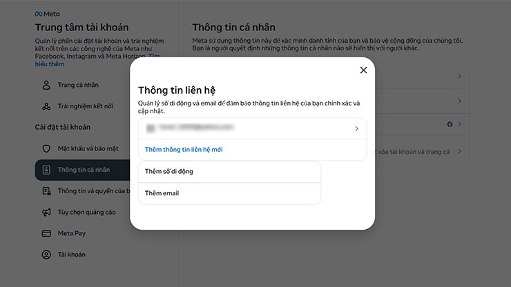 Cách thêm/sửa số điện thoại liên kết với tài khoản Facebook - 6