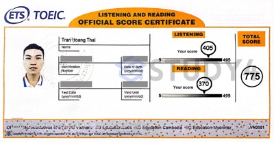 Khóa học giúp nhiều học viên đạt mức điểm TOEIC mơ ước - Ảnh: STUDY4