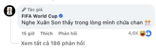 Fanpage FIFA World Cup đăng bài 