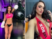 Thể thao - Người mẫu &quot;ảnh nóng&quot; theo chân &quot;kiều nữ bikini&quot; thượng đài boxing