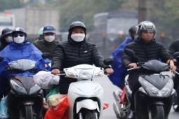 Không khí lạnh tiến sâu, bao phủ miền Bắc và miền Trung