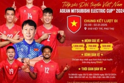 Mua vé chung kết lượt đi AFF Cup trên sân Việt Trì ở đâu, giá bao nhiêu?