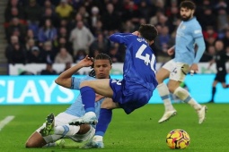 Trực tiếp bóng đá Leicester - Man City: Thong dong cuối trận (Hết giờ)