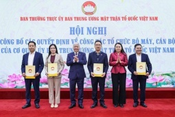 Tin tức trong ngày - Công bố các quyết định bổ nhiệm cán bộ sau tinh gọn bộ máy ở Ủy ban T.Ư MTTQ Việt Nam