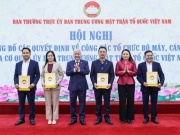 Tin tức trong ngày - Công bố các quyết định bổ nhiệm cán bộ sau tinh gọn bộ máy ở Ủy ban T.Ư MTTQ Việt Nam