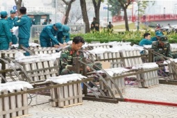 Những hình ảnh đầu tiên về trận địa pháo hoa tầm cao của TP.HCM sẵn sàng rực sáng đêm nay