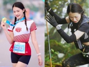 Thể thao - Người đẹp Thu Hiền vừa chạy địa hình vừa sợ, rơi nước mắt về đích sau hơn 9 giờ