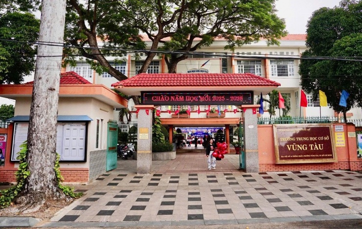 Trường THCS Vũng Tàu (phường Vũng Tàu, TPHCM). Ảnh: Lạc Sơn