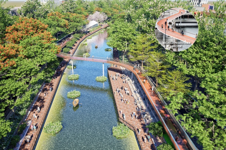 Dự kiến diện mạo tương lai công viên dọc sông Tô Lịch - 12